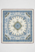 Desenli küçük boy %100 ipek mendil 53x53cm | Renk: 4