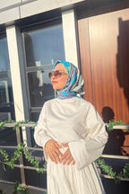 Serein desenli %20 pamuk %80viskon eşarp | Renk: 9
